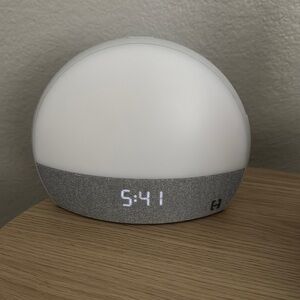 Hatch White and Gray Smart Alarm Clock